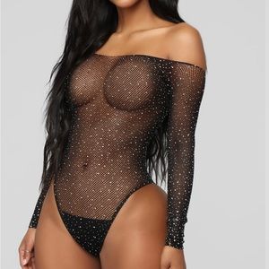Brand new - Never worn diamond bodysuit